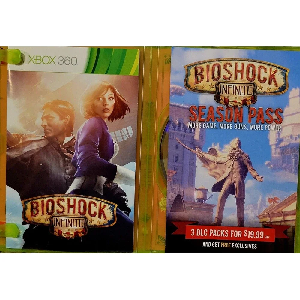 XBOX 360: BIOSHOCK INFINITE,  COMPLETE CIB, VG COND, CLEAN DISC, MANUAL, TESTED